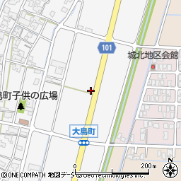 石川県小松市大島町甲周辺の地図