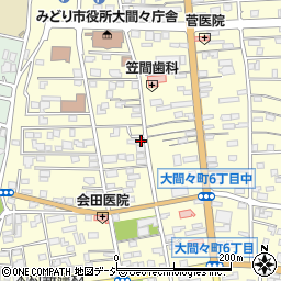 群馬県みどり市大間々町大間々1133-3周辺の地図