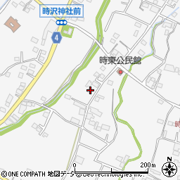群馬県前橋市富士見町時沢1167-2周辺の地図
