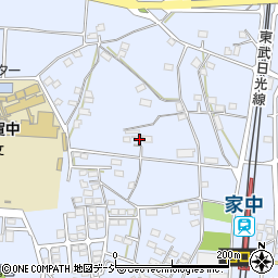 栃木県栃木市都賀町家中5793周辺の地図
