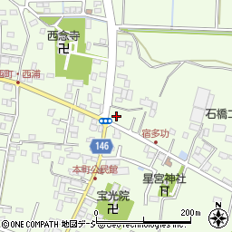 栃木県河内郡上三川町多功1857周辺の地図