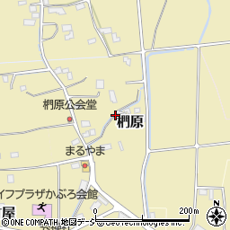 長野県松川村（北安曇郡）椚原周辺の地図