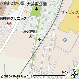 栃木県真岡市大谷新町11周辺の地図