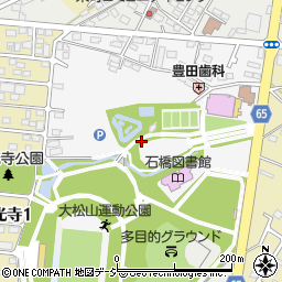栃木県下野市大松山周辺の地図
