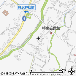 群馬県前橋市富士見町時沢1167-3周辺の地図