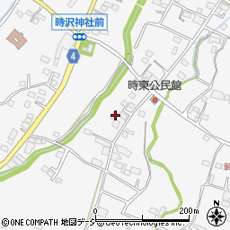 群馬県前橋市富士見町時沢1167周辺の地図