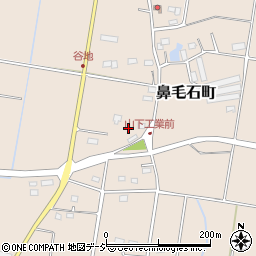 群馬県前橋市鼻毛石町207周辺の地図