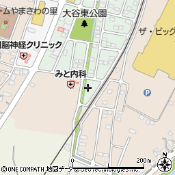 栃木県真岡市大谷新町11-3周辺の地図