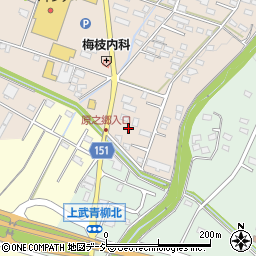 群馬県前橋市富士見町原之郷761周辺の地図