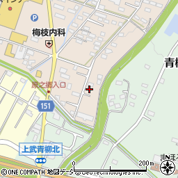 群馬県前橋市富士見町原之郷770周辺の地図