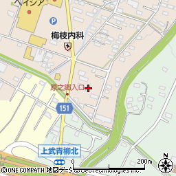 群馬県前橋市富士見町原之郷759周辺の地図