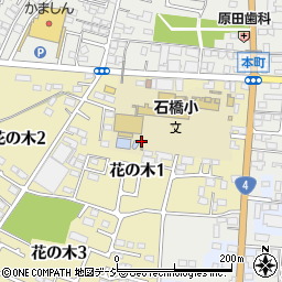 〒329-0518 栃木県下野市花の木の地図