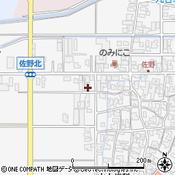 石川県能美市佐野町ニ2周辺の地図
