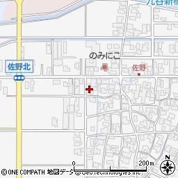 石川県能美市佐野町ニ101周辺の地図