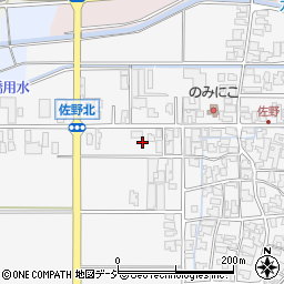 石川県能美市佐野町ニ5周辺の地図