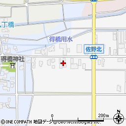 石川県能美市佐野町ハ周辺の地図