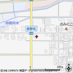 石川県能美市佐野町ニ10周辺の地図