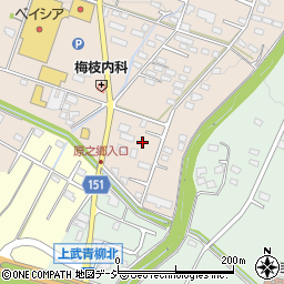 群馬県前橋市富士見町原之郷758周辺の地図