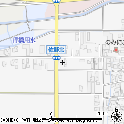 石川県能美市佐野町ニ11周辺の地図