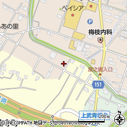 群馬県前橋市富士見町原之郷710周辺の地図