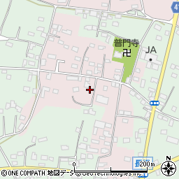 栃木県芳賀郡益子町上山47周辺の地図