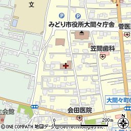 日本郵政公社労働組合大間々支部周辺の地図