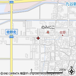 石川県能美市佐野町ニ1周辺の地図