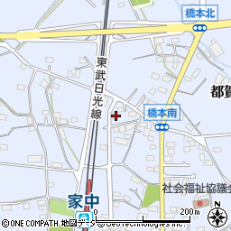 栃木県栃木市都賀町家中5935周辺の地図