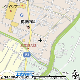 群馬県前橋市富士見町原之郷754-10周辺の地図