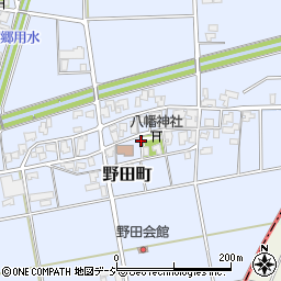 石川県小松市野田町丁周辺の地図
