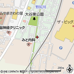 栃木県真岡市大谷新町10-4周辺の地図