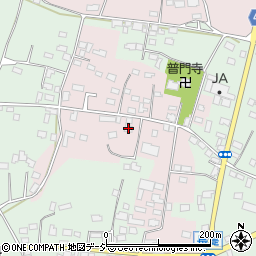 栃木県芳賀郡益子町上山61周辺の地図