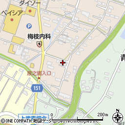 群馬県前橋市富士見町原之郷754-4周辺の地図