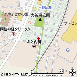 栃木県真岡市大谷新町13-8周辺の地図