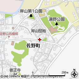 石川県能美市佐野町巳周辺の地図