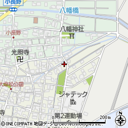 石川県能美市大長野町イ周辺の地図