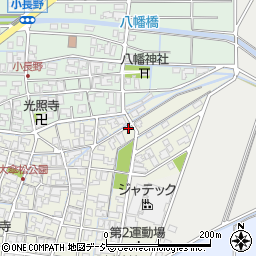 石川県能美市大長野町（イ）周辺の地図