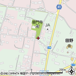 栃木県芳賀郡益子町上山54周辺の地図