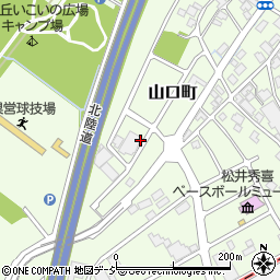 石川県能美市山口町（ヲ）周辺の地図