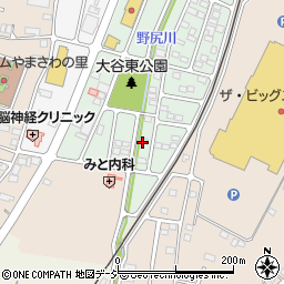 栃木県真岡市大谷新町10周辺の地図