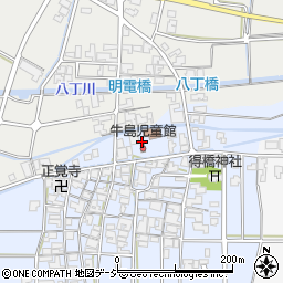 石川県能美市牛島町（タ）周辺の地図
