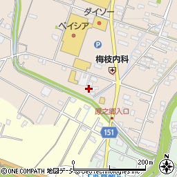 群馬県前橋市富士見町原之郷663周辺の地図
