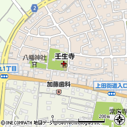 壬生寺周辺の地図