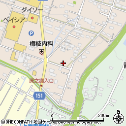 群馬県前橋市富士見町原之郷753周辺の地図