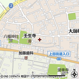 栃木県下都賀郡壬生町大師町11-16周辺の地図