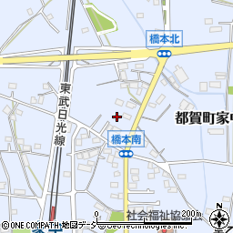 栃木県栃木市都賀町家中5483周辺の地図