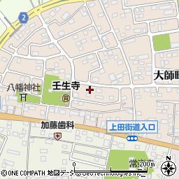 栃木県下都賀郡壬生町大師町11-3周辺の地図