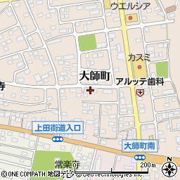栃木県下都賀郡壬生町大師町16-2周辺の地図