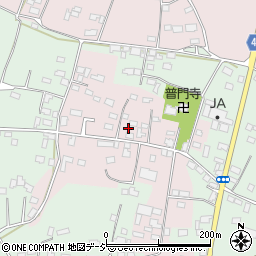 栃木県芳賀郡益子町上山59周辺の地図