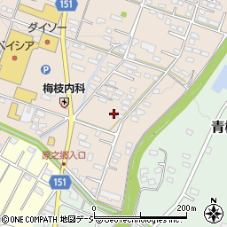 群馬県前橋市富士見町原之郷751-11周辺の地図